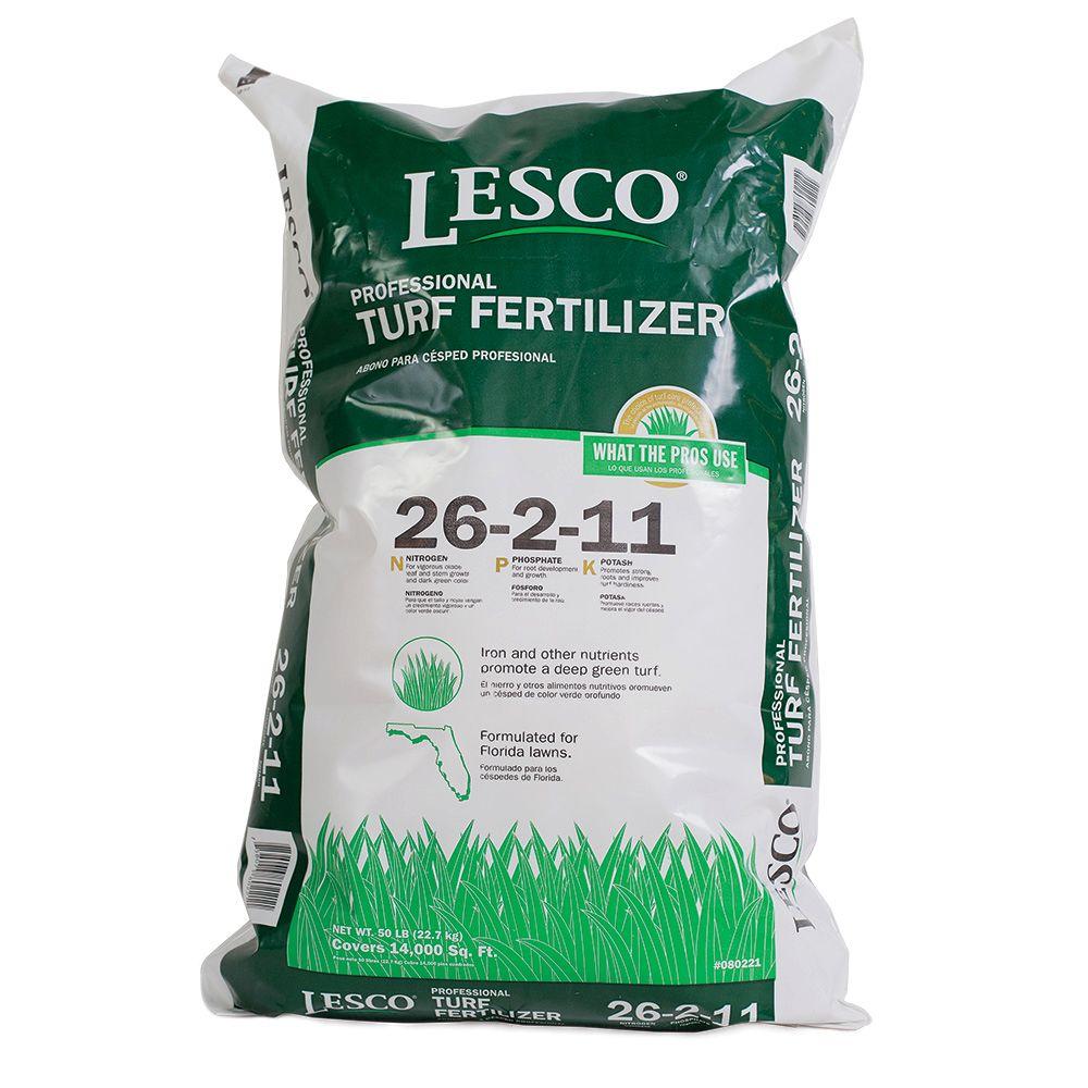 Reviews for LESCO 50 lbs. 14,000 sq. ft. 26-2-11 Fertilizer with Iron