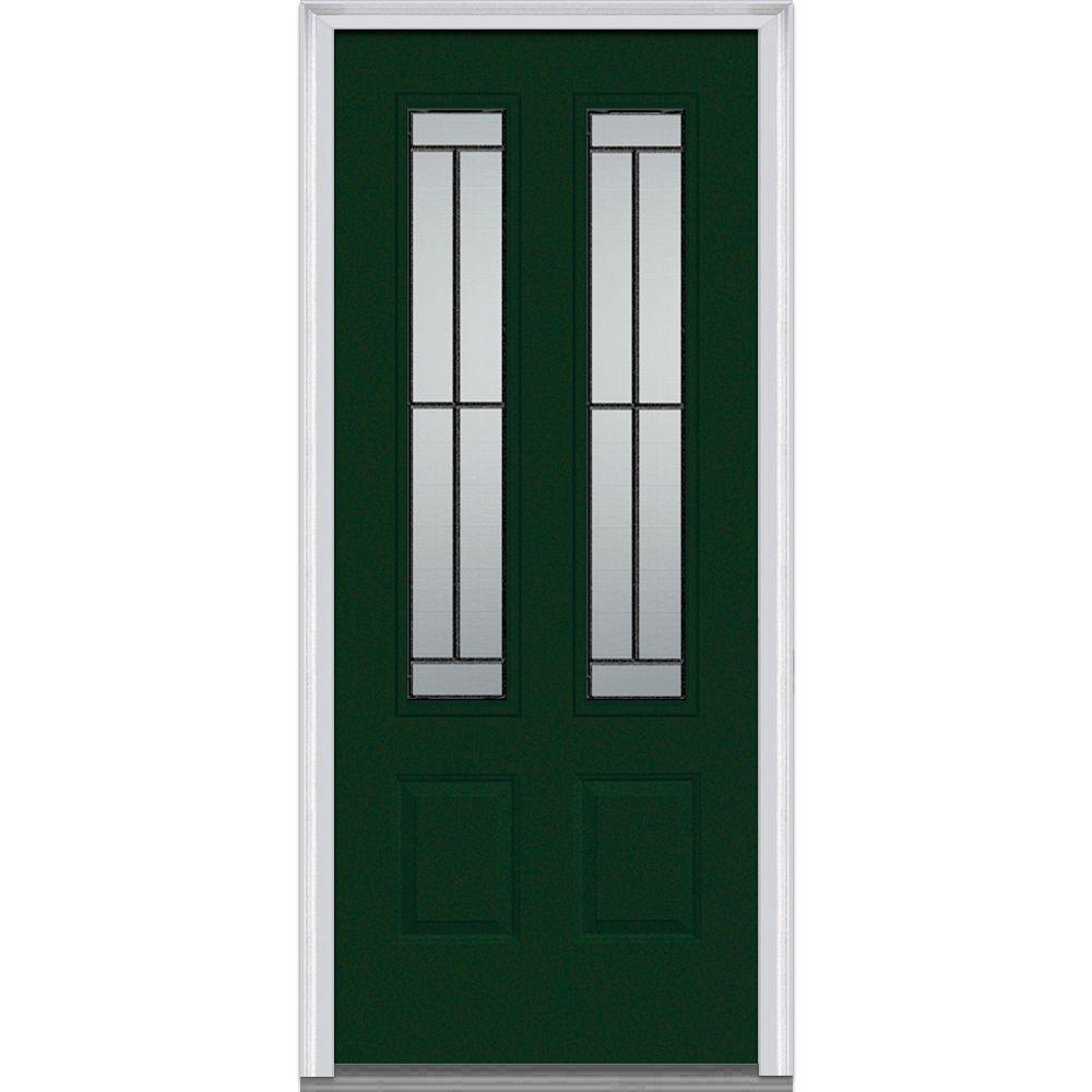 mmi-door-36-in-x-80-in-madison-left-hand-2-3-4-lite-2-panel-classic
