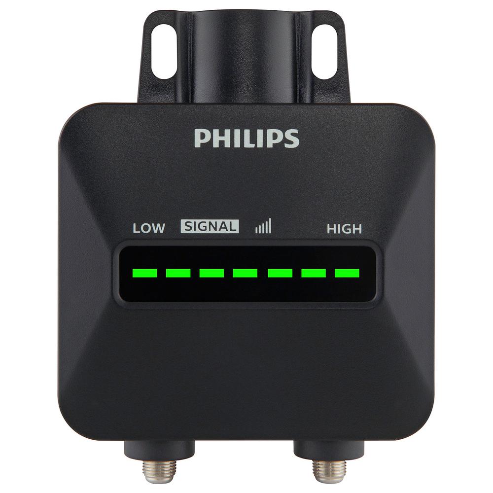 Philips Universal Outdoor TV Antenna Amplifier with Built 