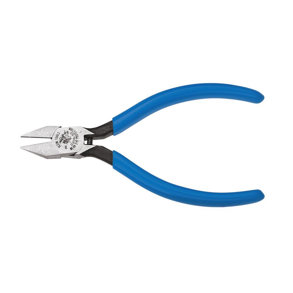 Klein Tools 4 in. Electronics Midget Diagonal-Cutting Pliers-D209-4C ...