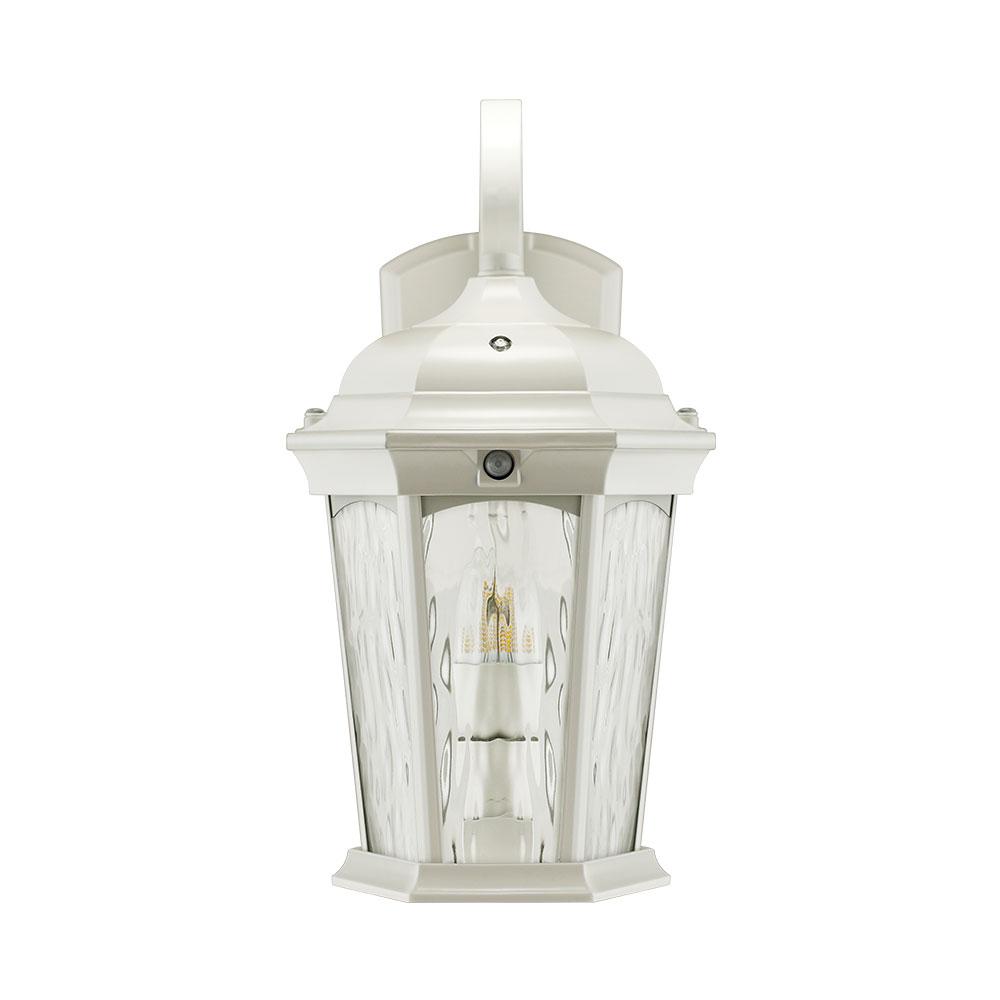 Euri Lighting 2-Light 14.6 in White Motion Sensing Integrated LED