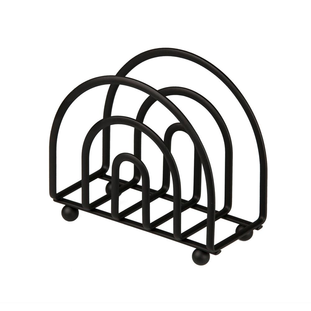 Black Paper Towel Napkin Holders Countertop Storage The Home Napkin Holder In Black
