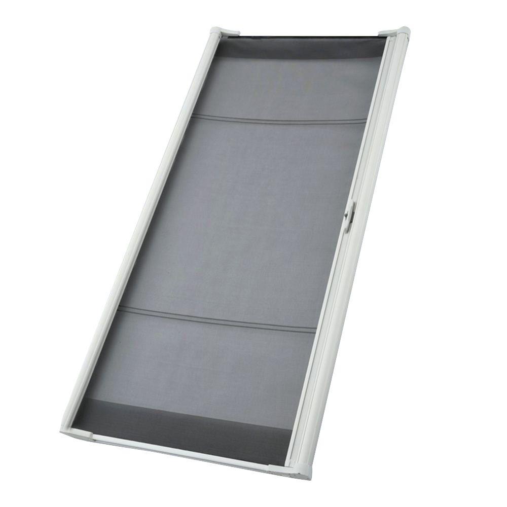 Andersen 36 In X 78 400 Series White Aluminum Sliding Patio Brisa White Sliding Retractable Screen Door