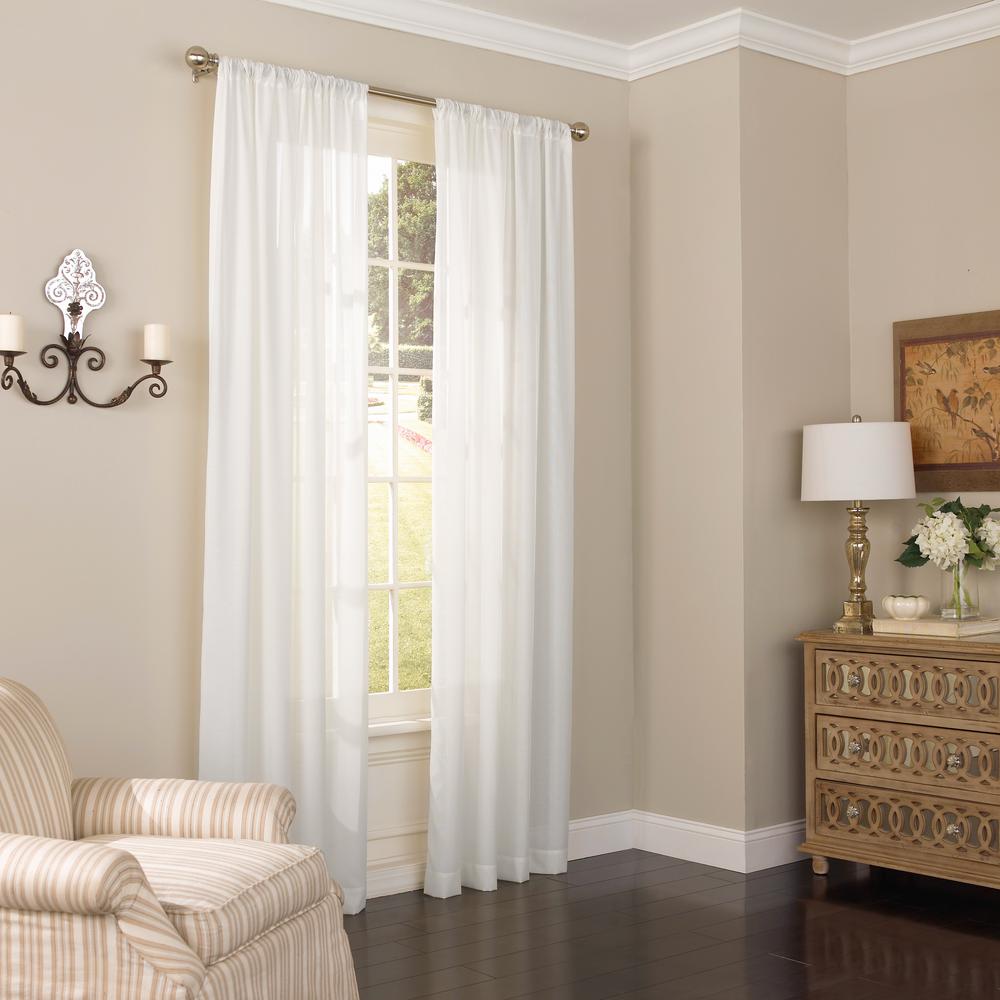 Eclipse Sheer Curtains Curtains Drapes The Home Depot