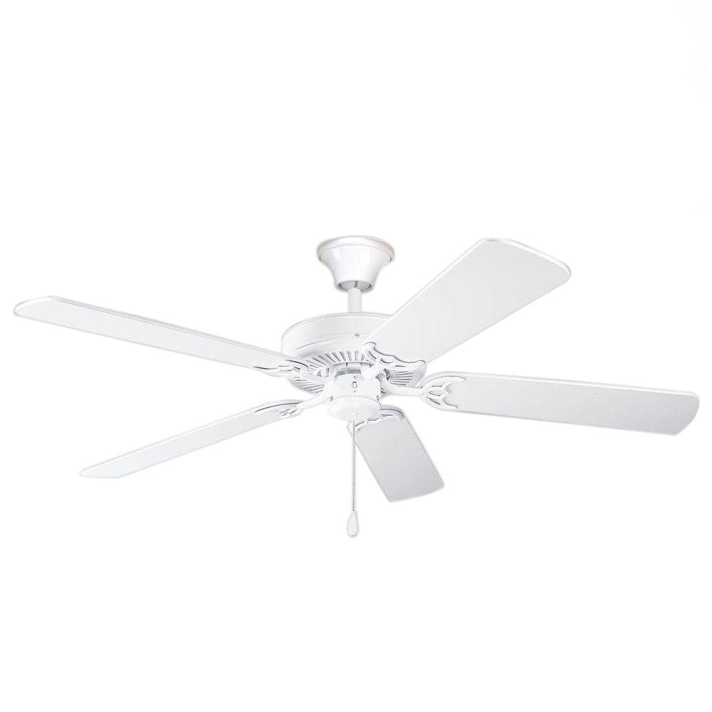 Progress Lighting Airpro Builder 52 In Indoor White Coastal Ceiling Fan P2501 30w The Home Depot - White Indoor Ceiling Fan Without Light Progress Lighting Airpro Builder 52 In Indoor White Coastal Ceiling Fan P2501 30w The Home Depot - White Indoor Ceiling Fan Without Light