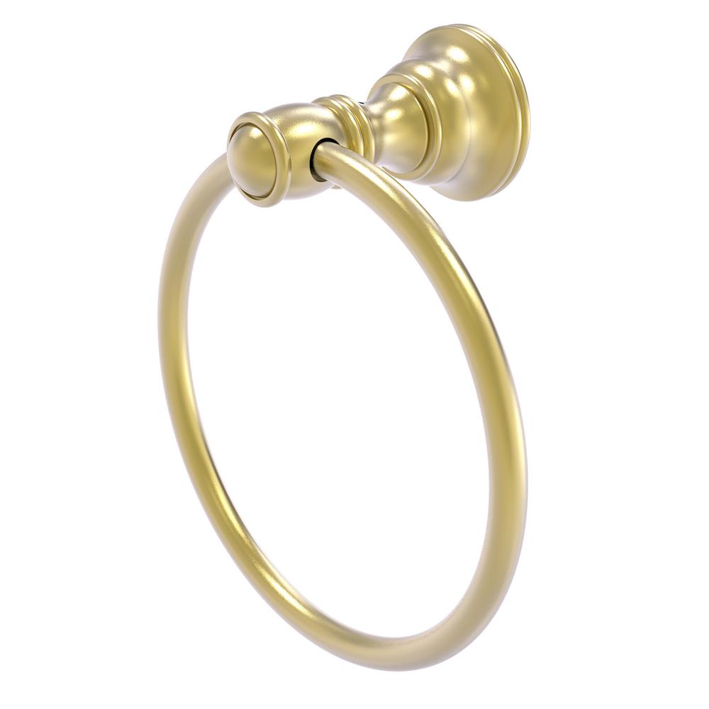 Allied Brass Carolina Towel Ring in Satin BrassCL16SBR The Home Depot