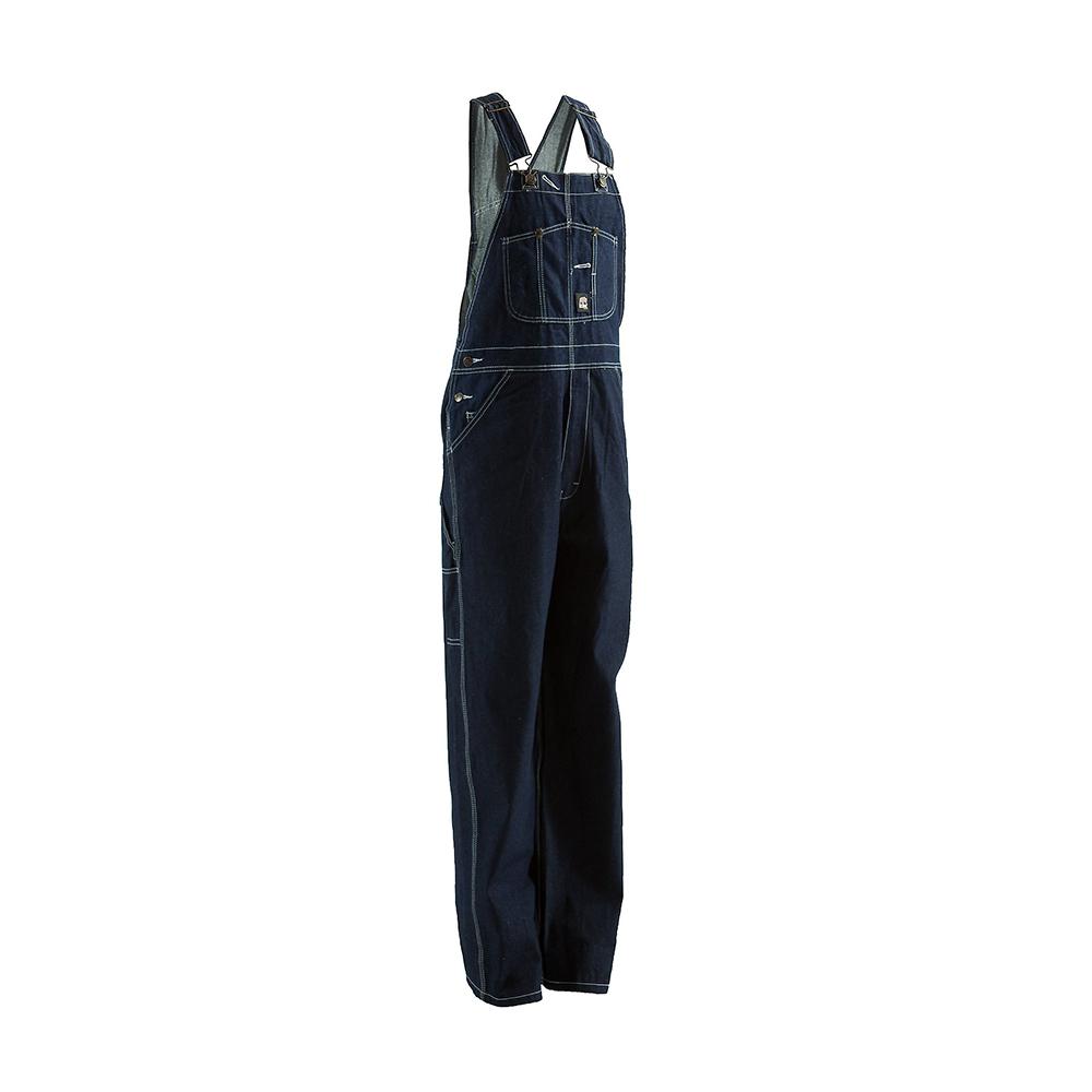 UPC 092021198552 product image for Berne Men's 42 in. x 36 in. Denim 100% Cotton Original Unlined Bib Overall, Blue | upcitemdb.com