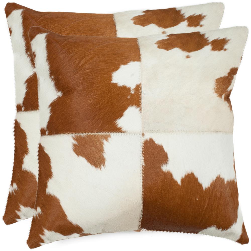 cheap cowhide pillows