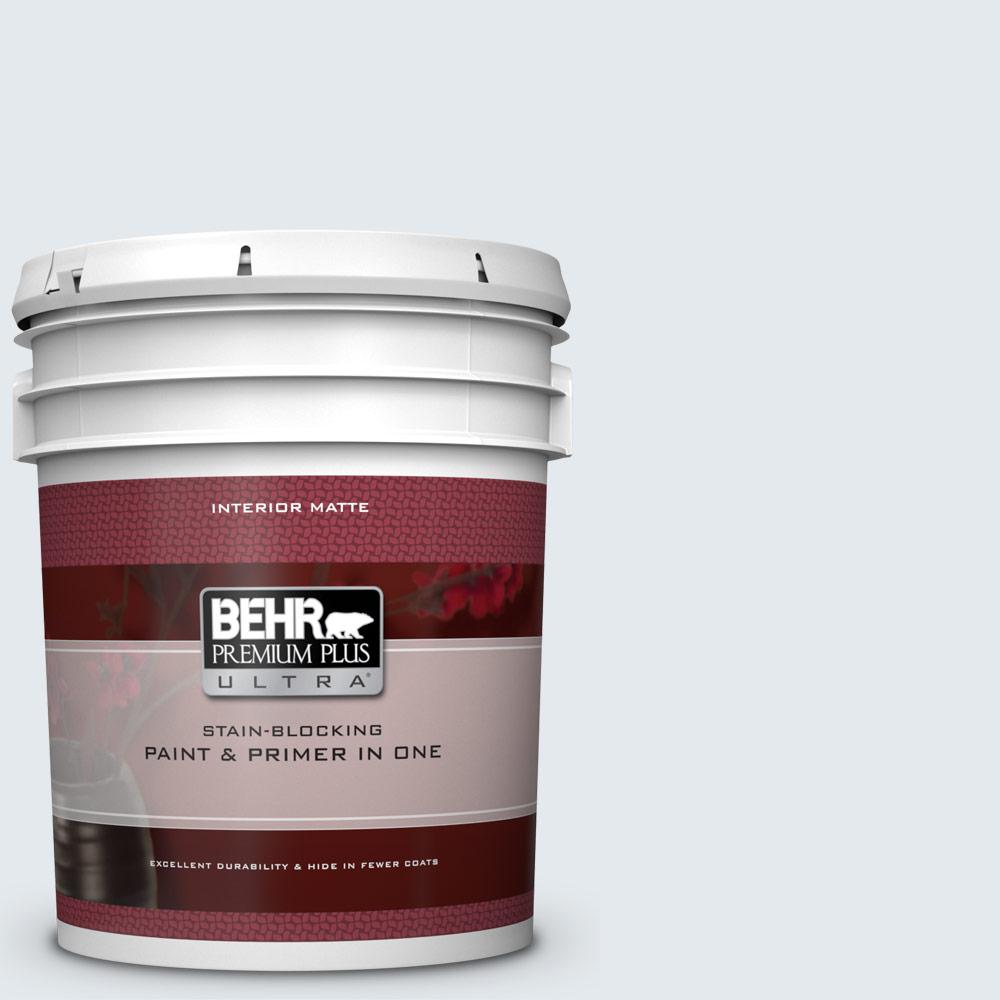 Behr Premium Plus Ultra 5 Gal 740e 1 Dream Catcher Matte Interior Paint And Primer In One