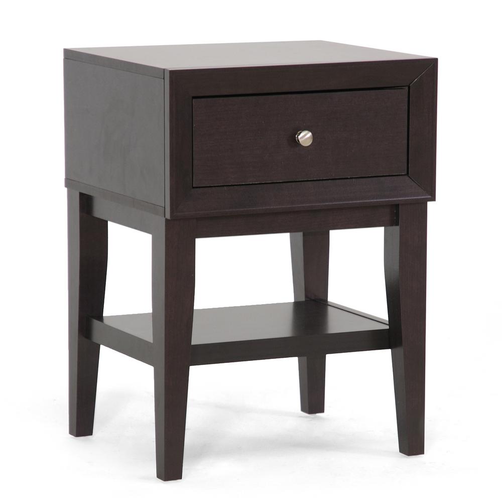 Winsome Timmy Accent Table In Black 20315 The Home Depot