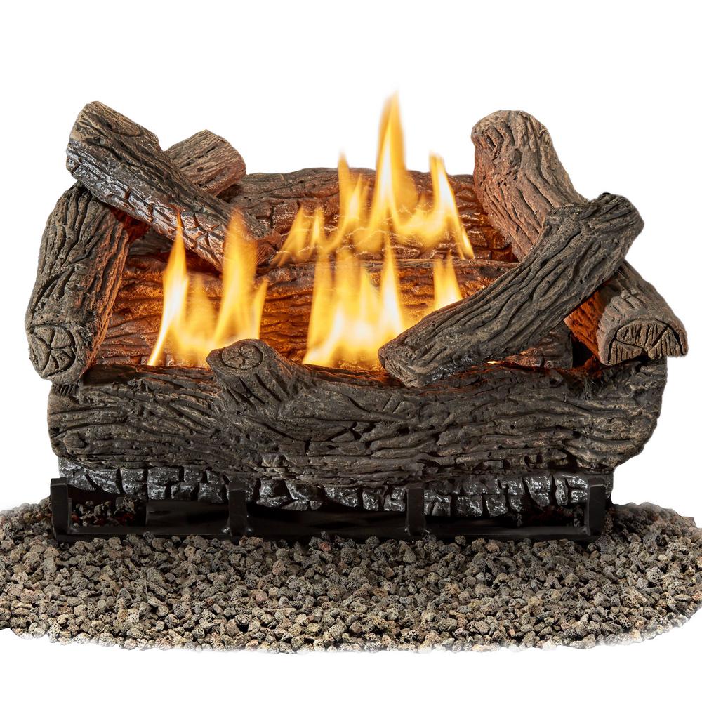 Bluegrass Living 18 In Vent Free Propane Gas Log Set With Remote 210136 The Home Depot - Ventless Propane Fireplace Log Set Bluegrass Living 18 In Vent Free Propane Gas Log Set With Remote 210136 The Home Depot - Ventless Propane Fireplace Log Set
