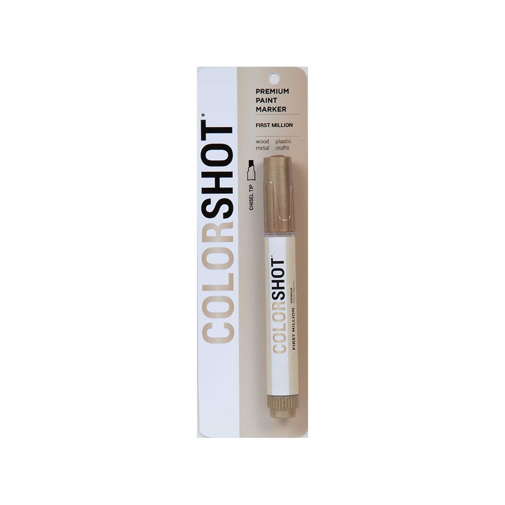 COLORSHOT Metallic First Million Gold Acrylic Craft Paint Pen43865