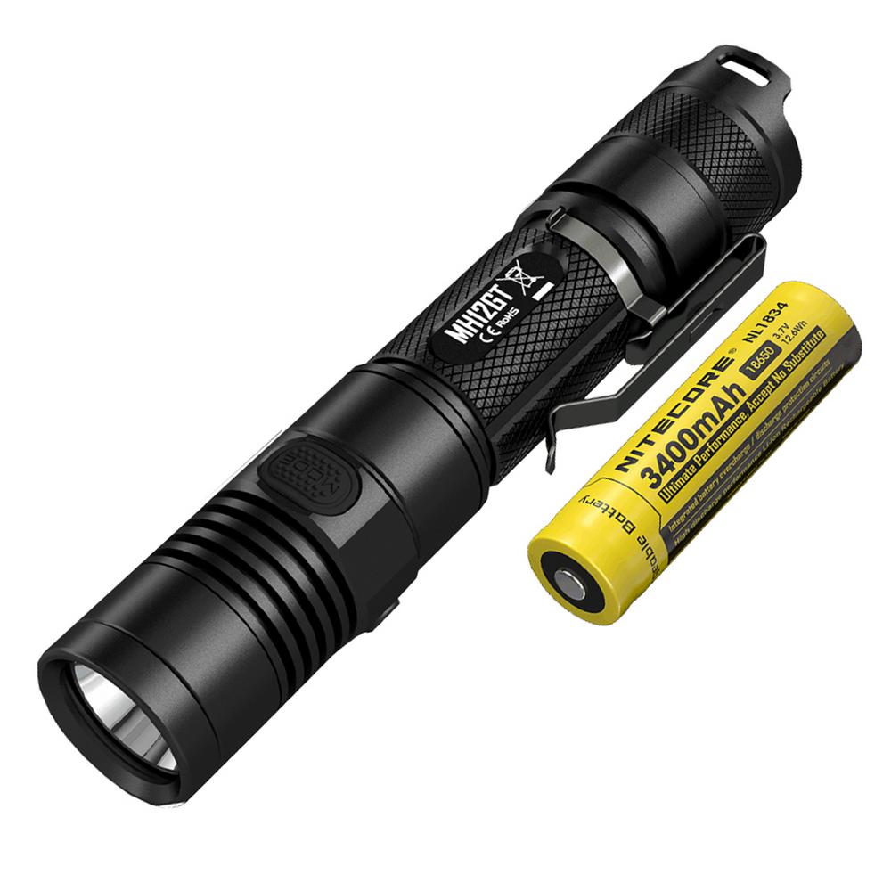 NITECORE Multitask Hybrid Series MH12GT 1000 Lumens LED Rechargeable Flashlight by NITECORE