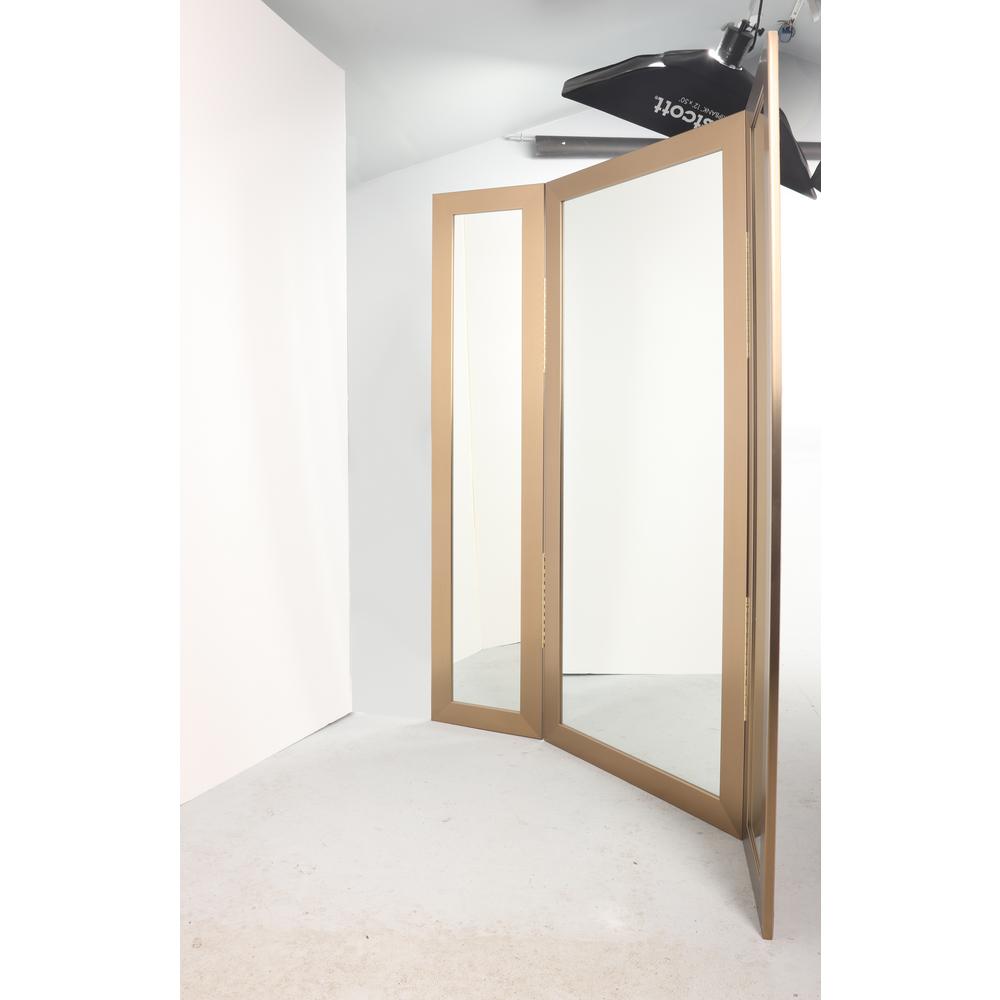 BrandtWorks Champagne TriFold Dressing MirrorBM62TRIFOLD The Home Depot