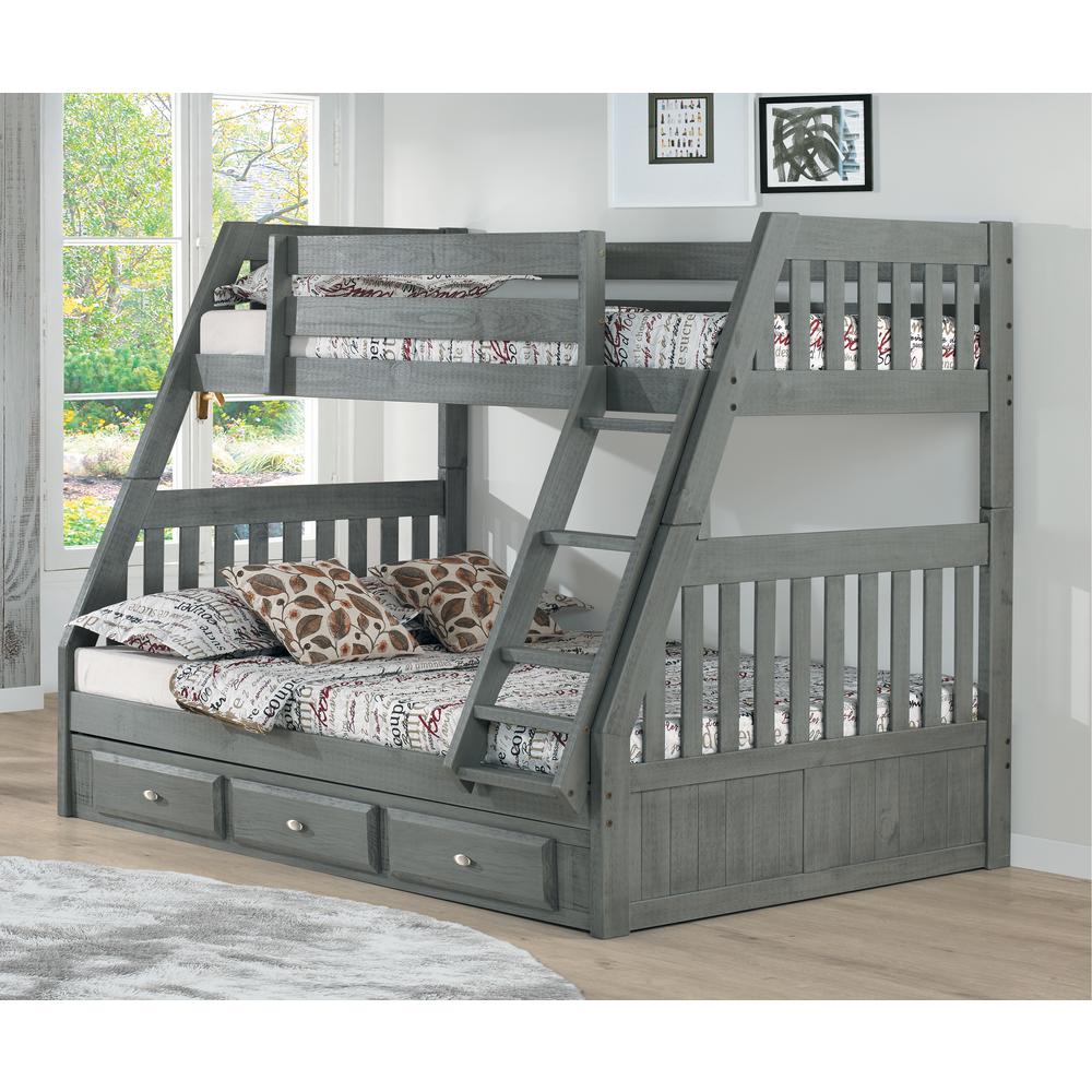 American Furniture Classics Twin Over Full Solid Wood Bunkbed In