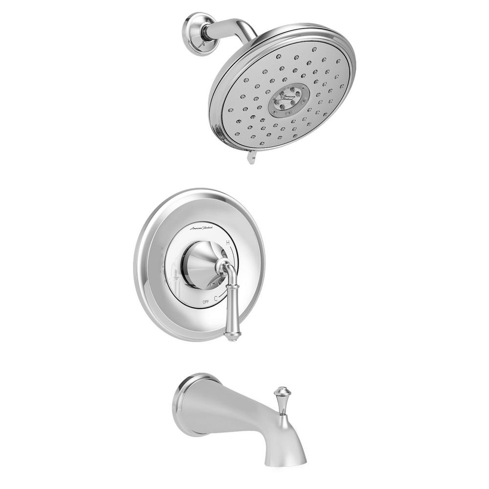 American Standard Delancey 1Handle Tub and Shower Faucet Trim Kit for Flash RoughIn Valves in