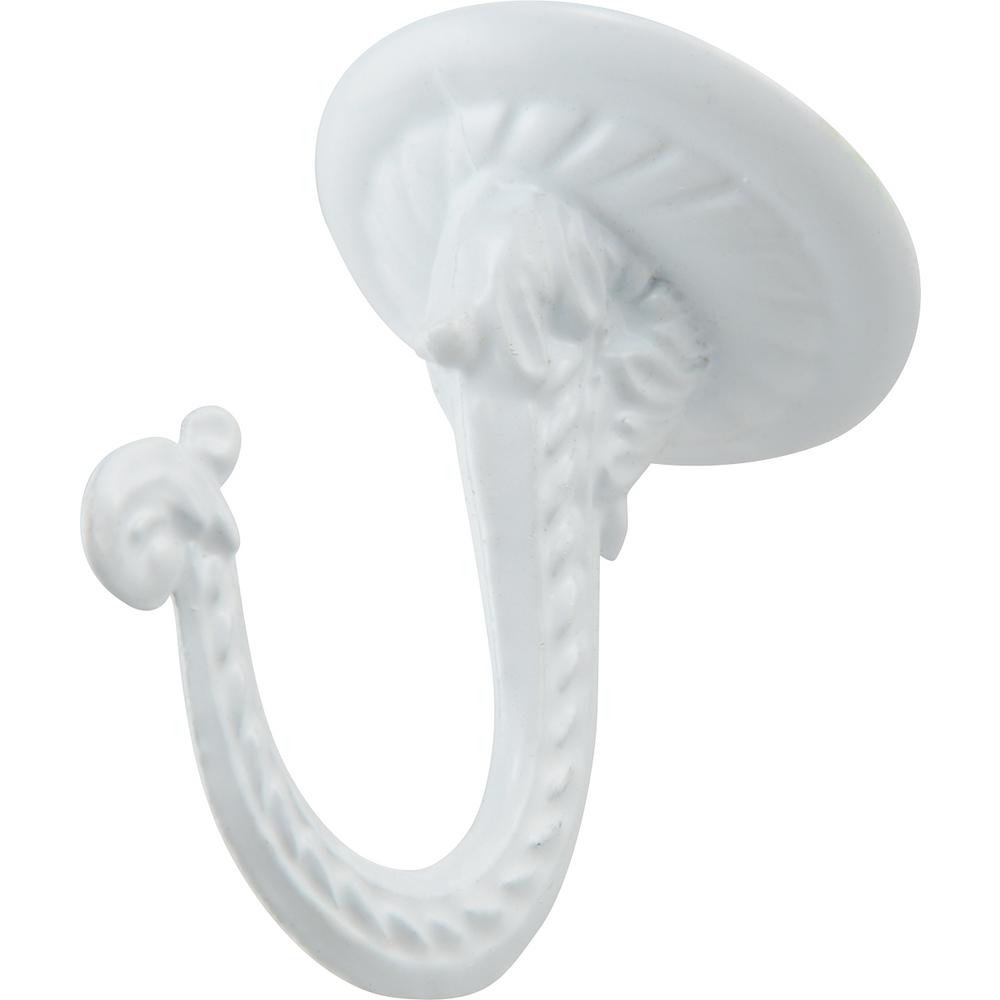 The Hillman Group 30 Lb Jumbo White Swag Hook 534150 Home Depot Jumbo White Swag Hook