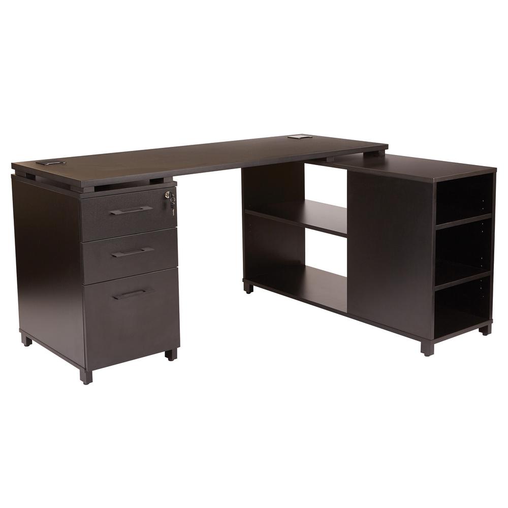 Corner Unit Wood Computer Desk Desks Home Office Furniture