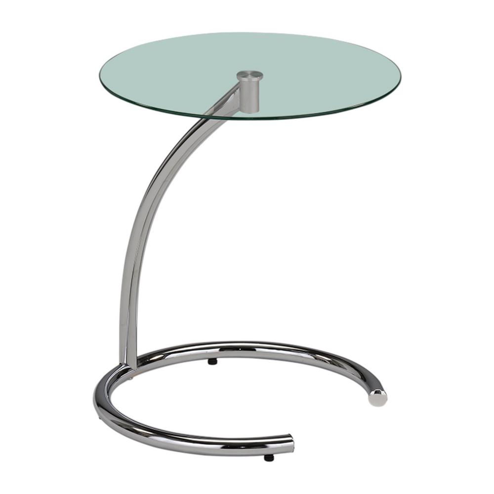 Kings Brand Furniture Modern Chrome And Glass End Table 8631 Rs The Home Depot - Kings Brand Furniture Contemporary Style Home Office Desk White Chrome Kings Brand Furniture Modern Chrome And Glass End Table 8631 Rs The Home Depot - Kings Brand Furniture Contemporary Style Home Office Desk White Chrome