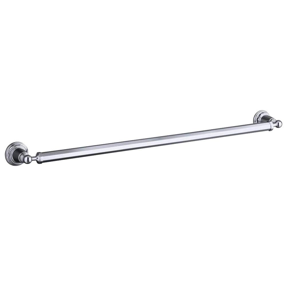 KOHLER Pinstripe 30 in. Towel Bar in Polished Chrome-K-13110-CP - The ...