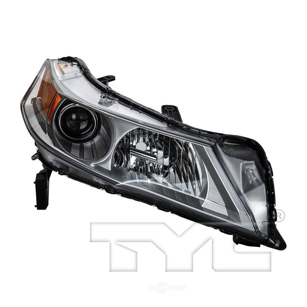 Tyc Headlight Assembly 2010 2011 Acura Tl 3 5l 3 7l 20 9071 01 The Home Depot