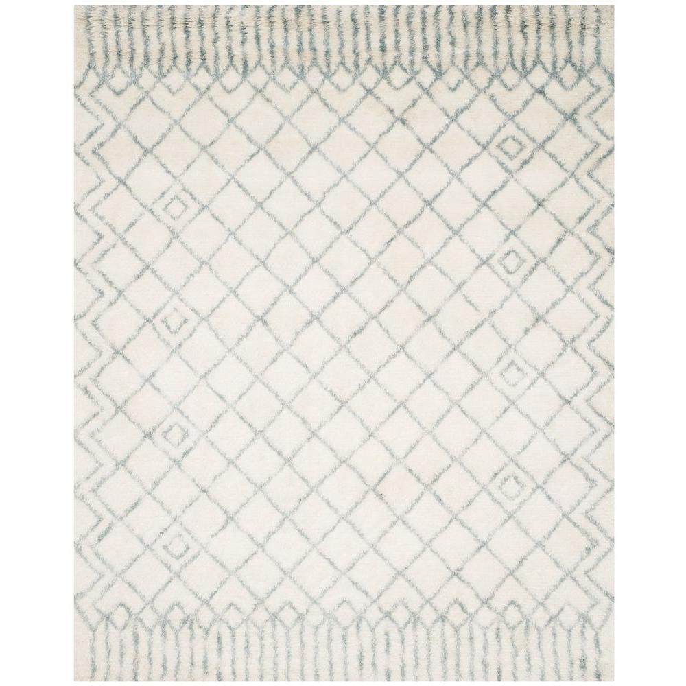 Safavieh Casablanca Ivory/Blue 8 ft. x 10 ft. Area RugCSB894D8 The