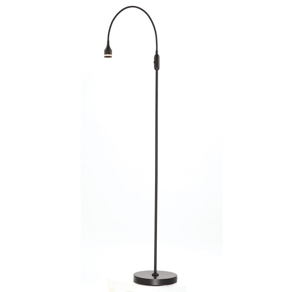 Adesso Prospect 56 in. Black LED Floor Lamp321901 The Home Depot