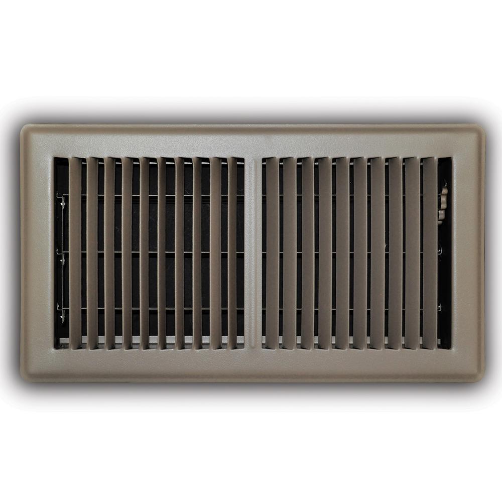 Everbilt 6 In X 12 In Brown Floor Diffuser E150mb 06x12 The