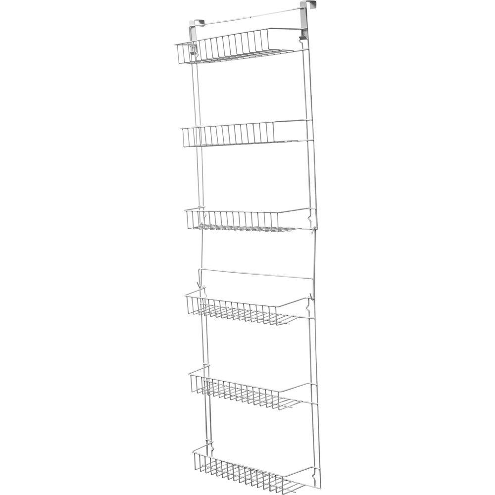 Trademark Home 6 Shelf Overdoor Storage Rack 83 2189V The Home Depot