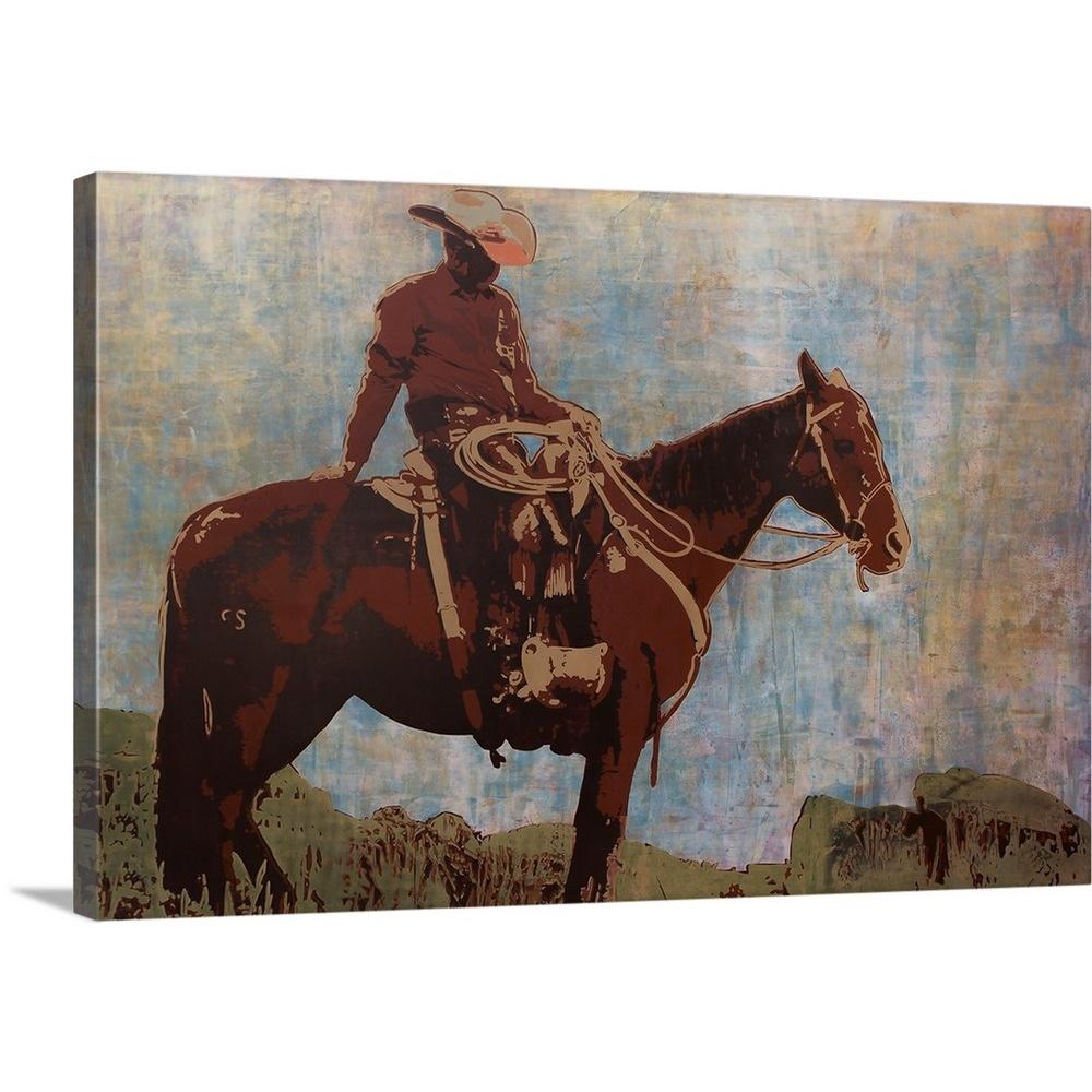 Western Moment By Maura Allen Canvas Wall Art