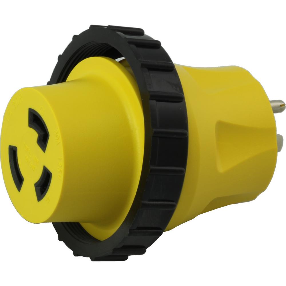 AC WORKS RV/ Marine Adapter Regular Household 15 Amp Plug to 30 Amp RV/Marine... by AC WORKS