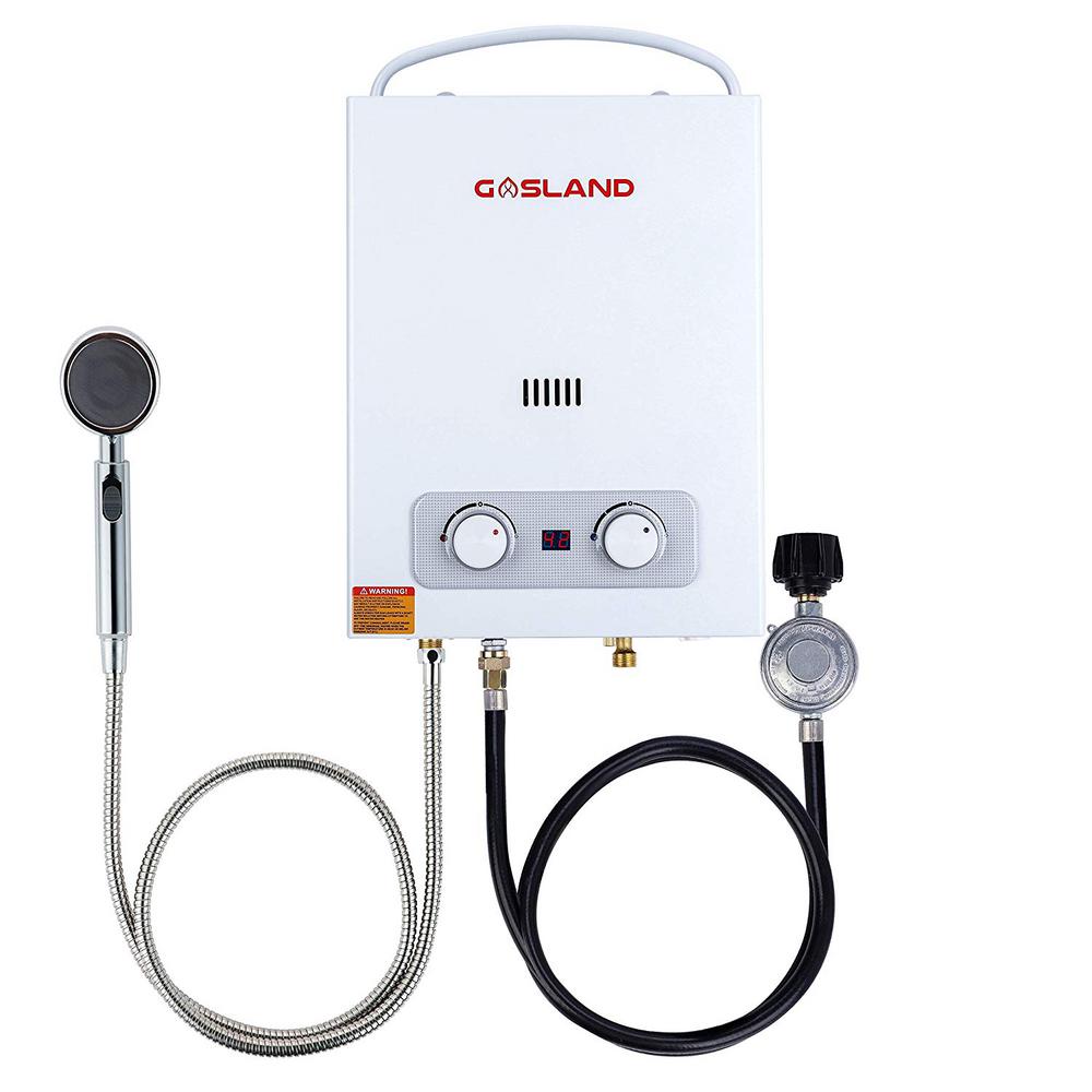 camping propane tankless water heater