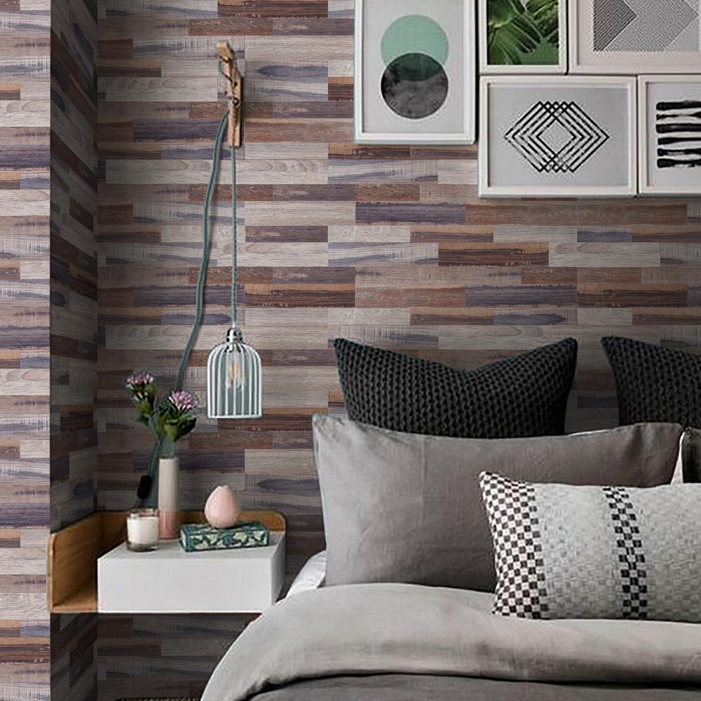 Crawford Burke Mosaic 6 In X 24 Silver Pvc Wall Tile