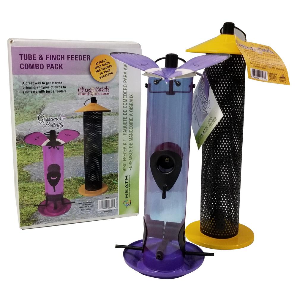 Heath Outdoor Products Metal And Plastic Finch Bird Feeders