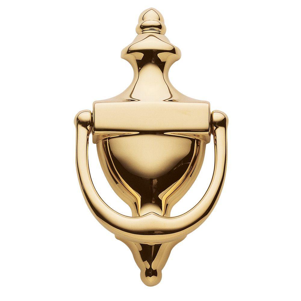 Baldwin Colonial Lifetime Polished Brass Door Knocker0102.003 The