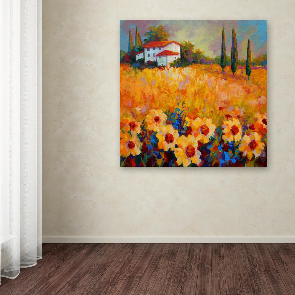 24 In X Tuscan Sunflowers By Marion Rose Printed Canvas Wall Art