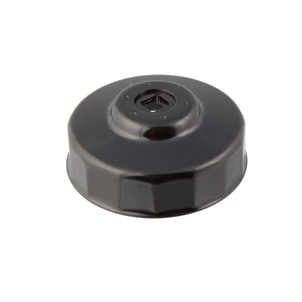 Steelman 80 mm x 15 Flute Oil Filter Cap Wrench in Black06122 The