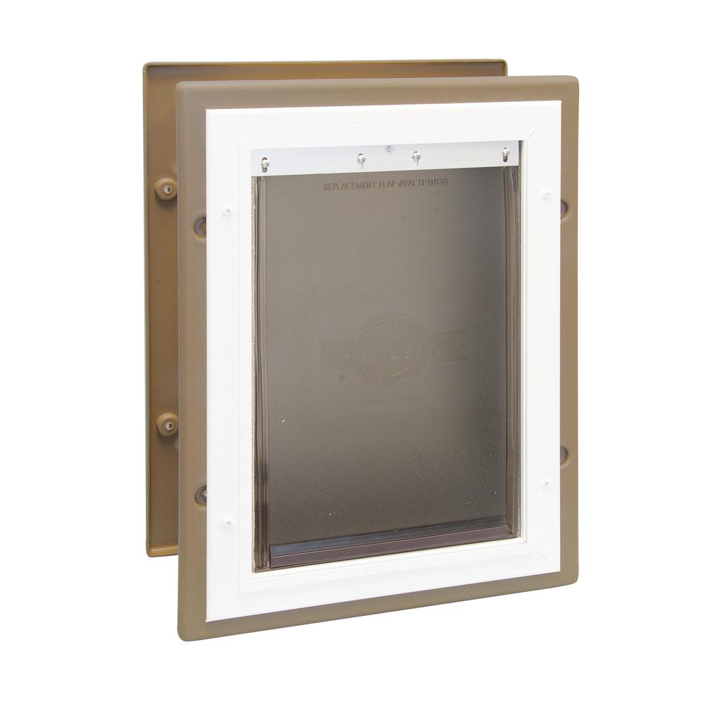 PetSafe 8.25 in. x 11.25 in. Medium Wall Entry Aluminum Pet DoorHPA11