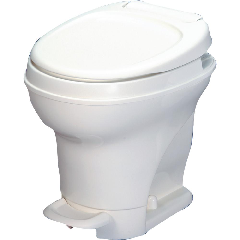 Thetford Aqua-Magic V RV High Permanent Toilet Foot Pedal Flush - White ...