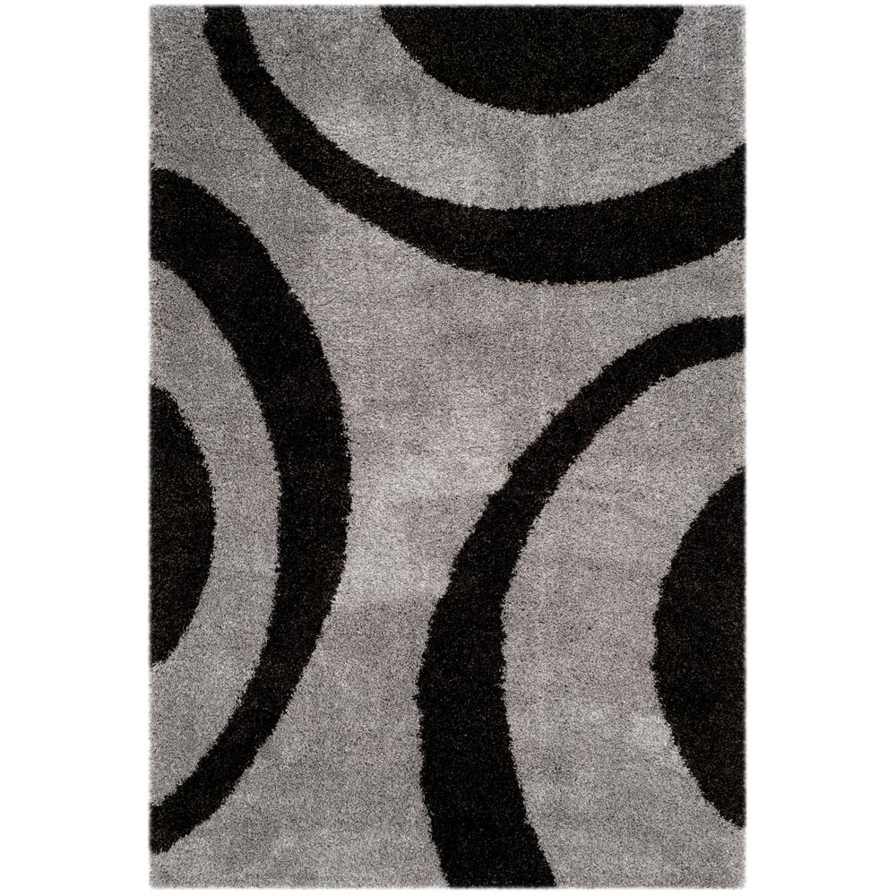 Portofino Gray Black 8 Ft X 10 Area Rug