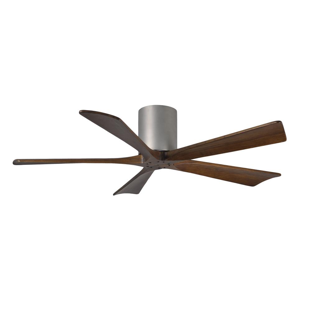 Rustic Damp Rated Flush Mount Ceiling Fans Without