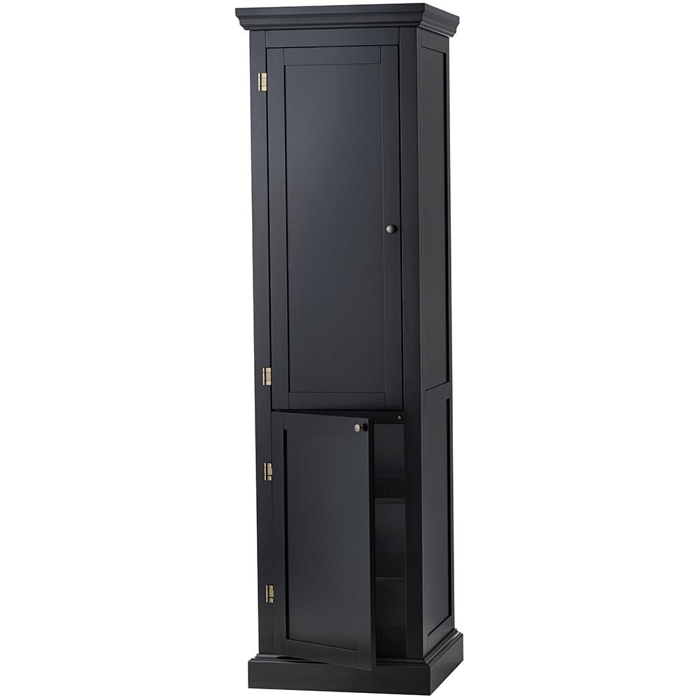 Home Decorators Collection Prescott Black Modular Kitchen Pantry with 2 ...