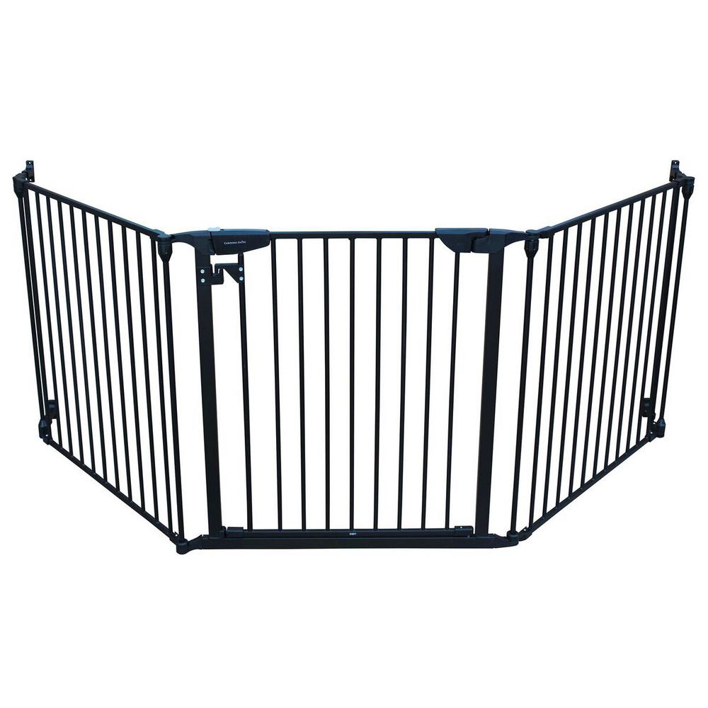expandable baby gate with pet door