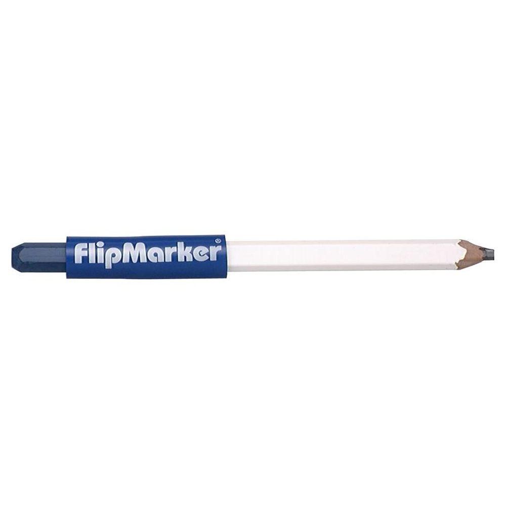 Vaughan Flip Marker Carpenter Pencil and Blue Lumber CrayonFMBU The