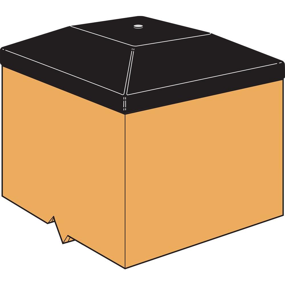 Simpson Strong Tie Dppc Black Decorative Post Cover For 6x6