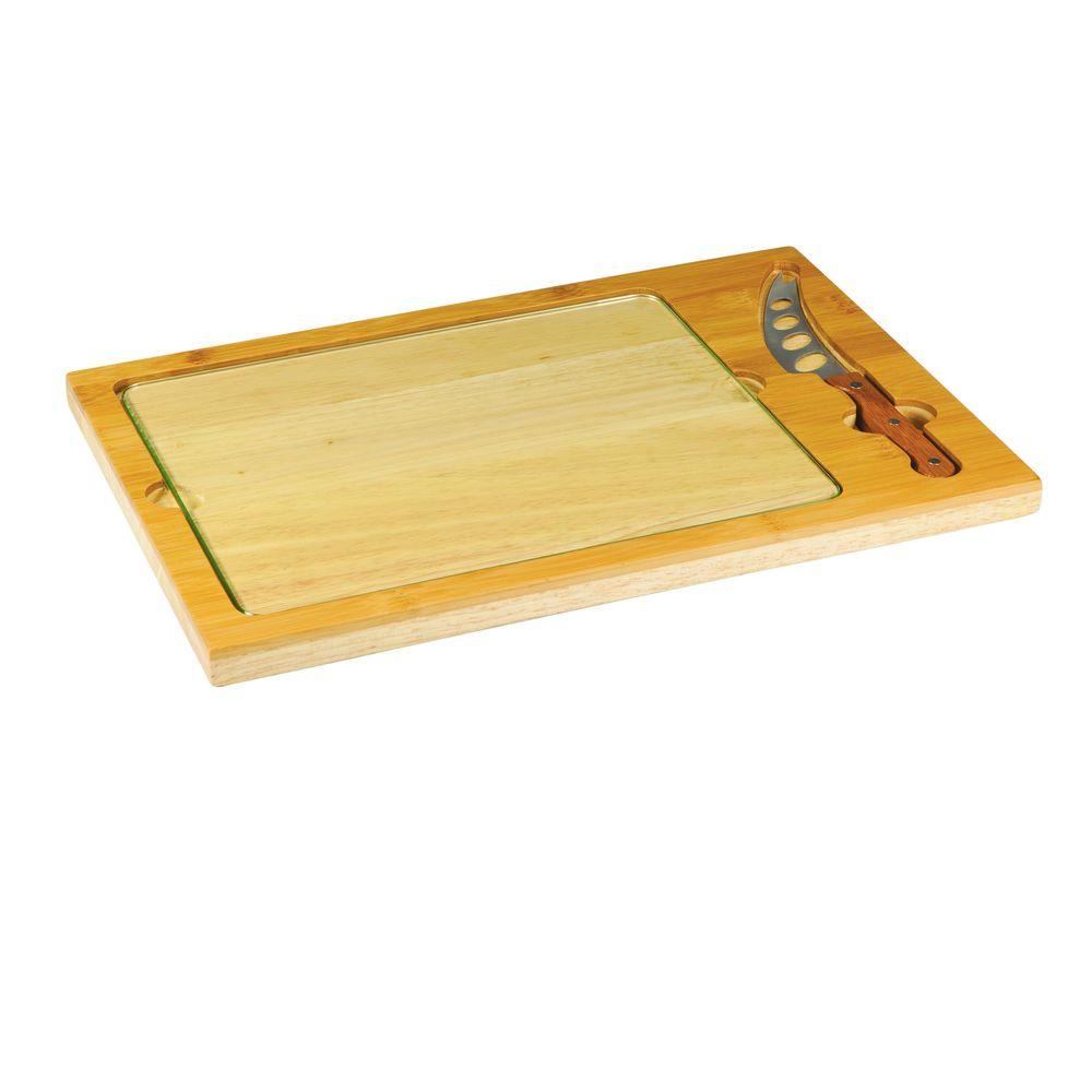 Legacy Icon 3 Piece Bamboo Cutting Board With Tray And Knife Legacy Icon 3 Piece Bamboo Cutting Board With Tray And Knife Set