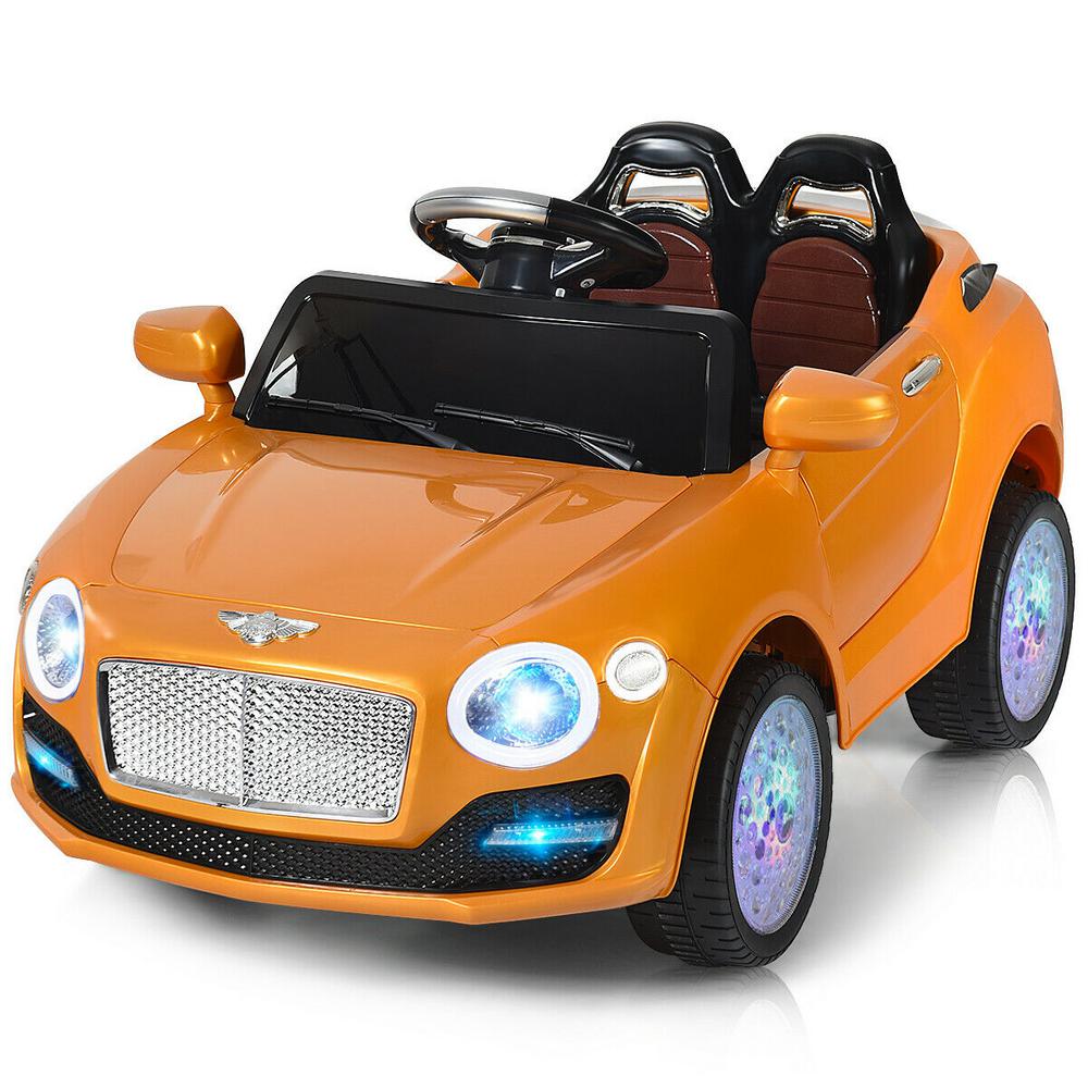 costway-6-volt-gold-electric-kids-ride-on-car-battery-power-rc-remote