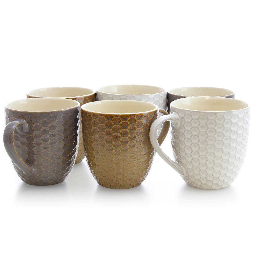 honeycomb beer mug
