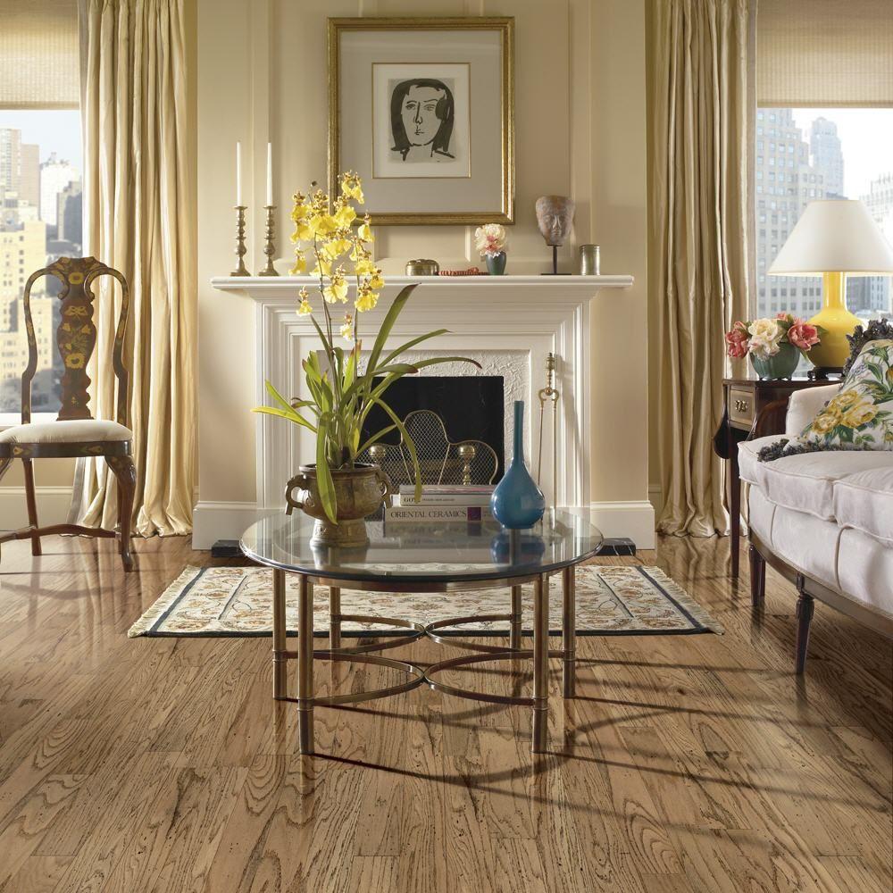 Bruce Distressed Oak Toast 3 8 In 25 Sq Ft Case Thick X 5 Wide Random Length Engineered Hardwood Flooring Bruce Distressed Oak Toast 3 8 In 25 Sq