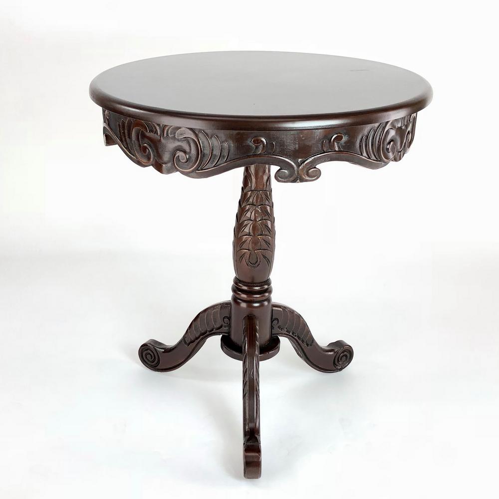Grace Carved Side Table